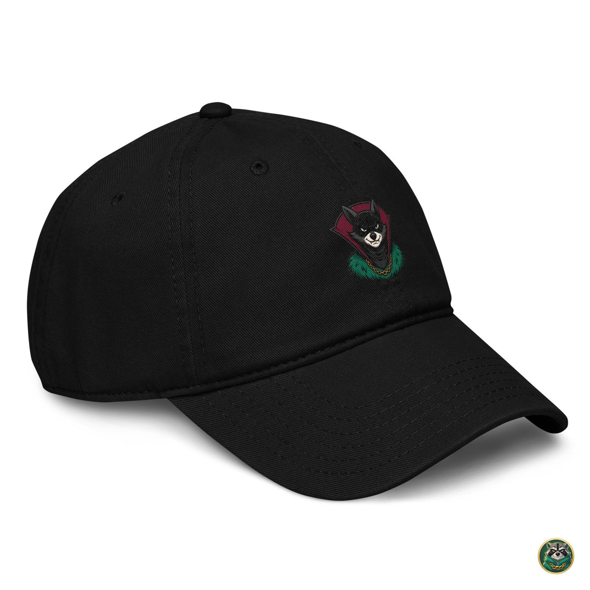 Count Dumpula Cap – Black – right angle