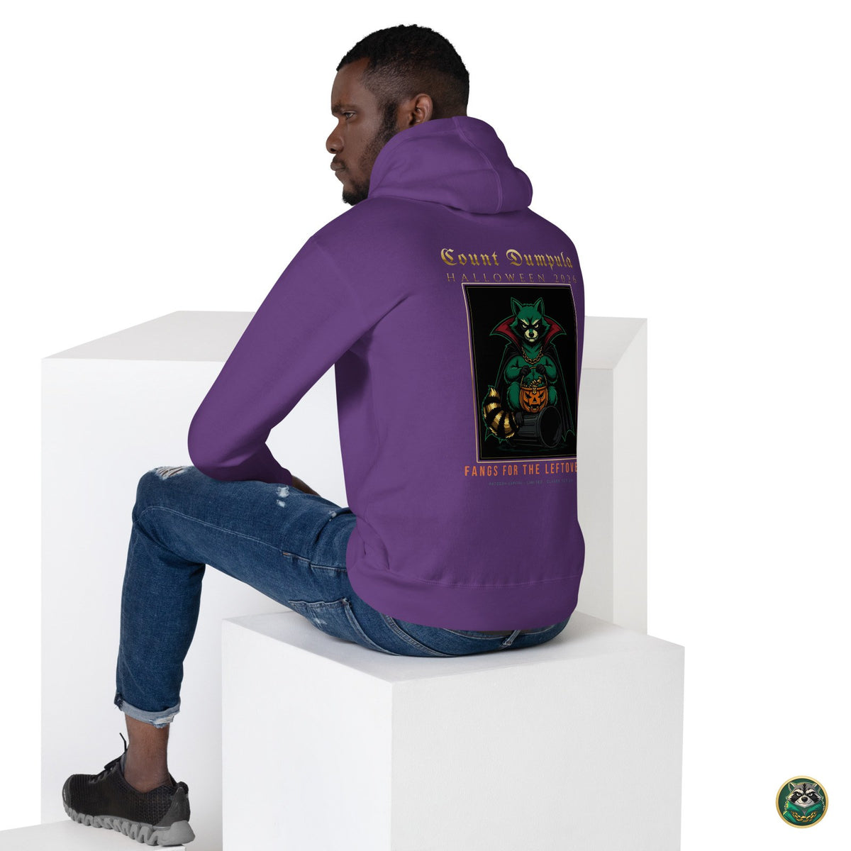 Count Dumpula Hoodie – Purple – lifestyle, back