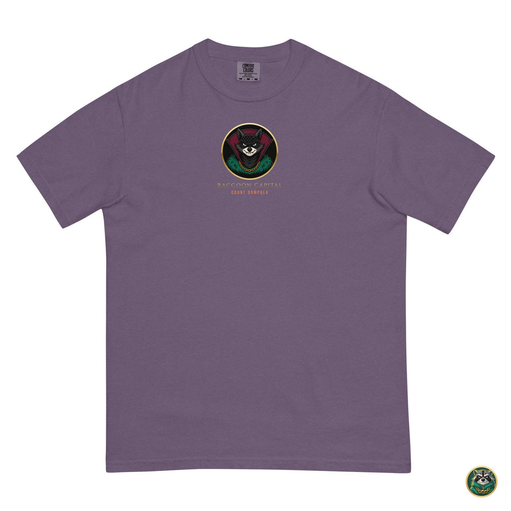 Count Dumpula Tee – Grape – flat lay, front