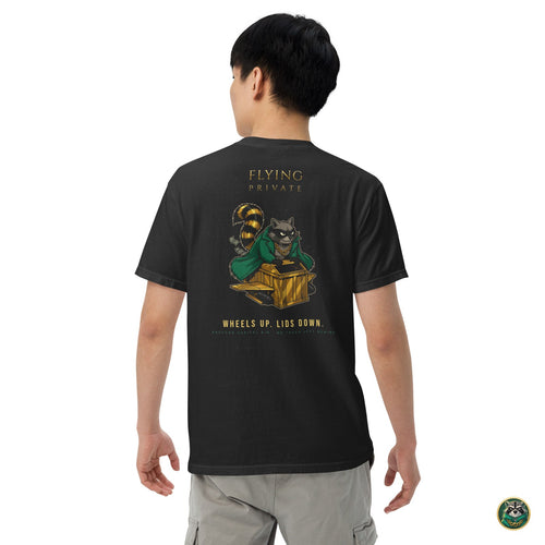 Flying Private Tee – Black – back