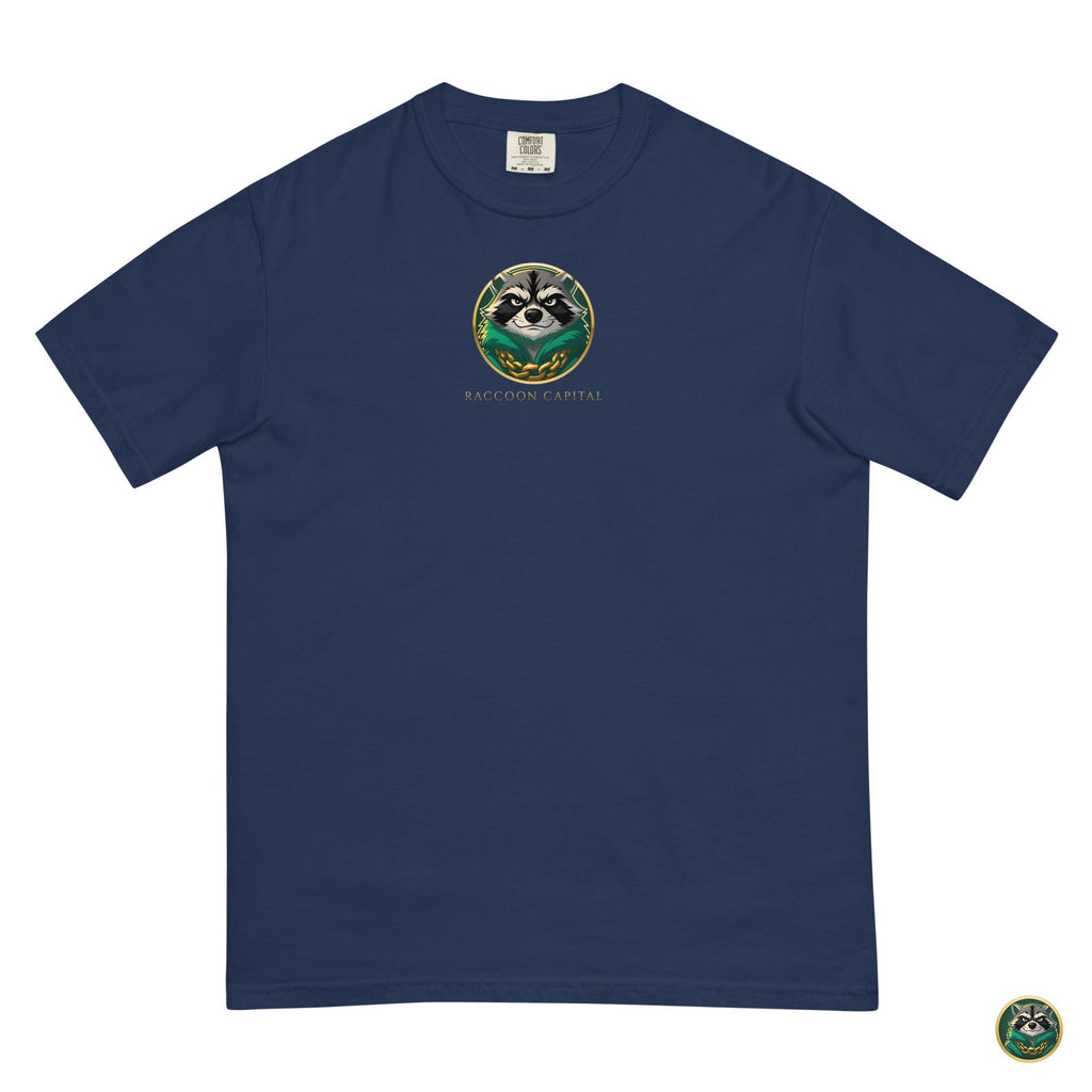 Flying Private Tee – True Navy – flat lay, front