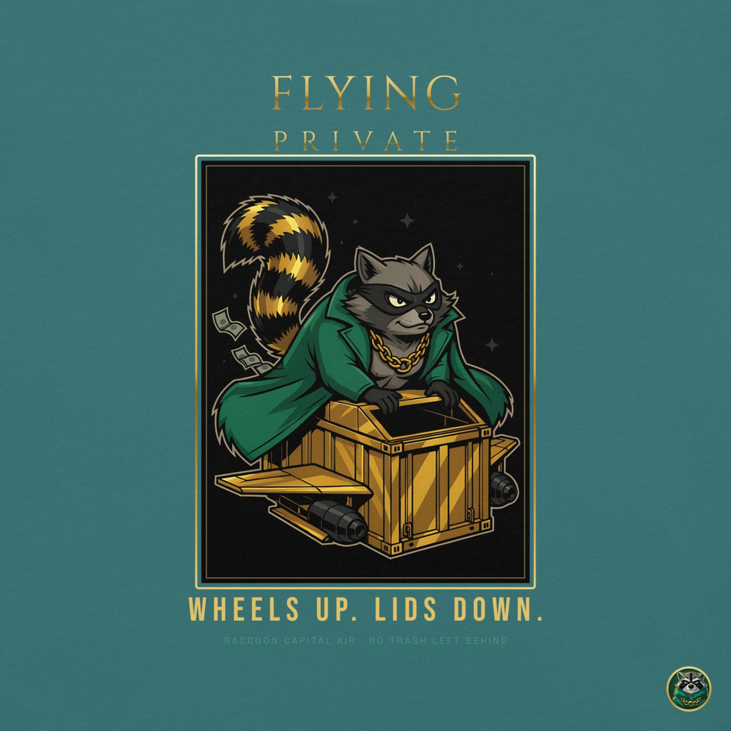 Flying Private Tee – Emerald – back