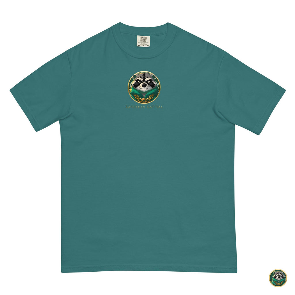 Flying Private Tee – Emerald – flat lay, front