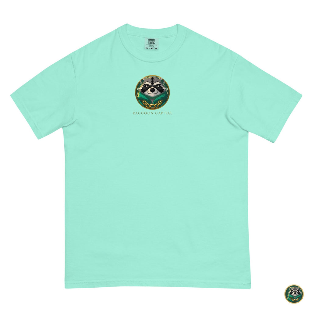 Flying Private Tee – Chalky Mint – flat lay, front