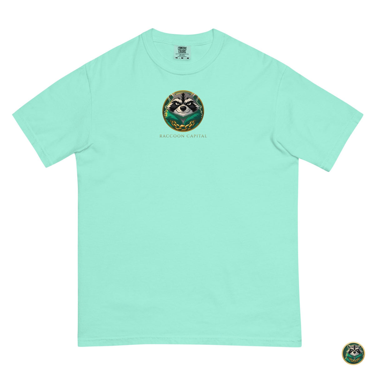 Flying Private Tee – Chalky Mint – flat lay, front