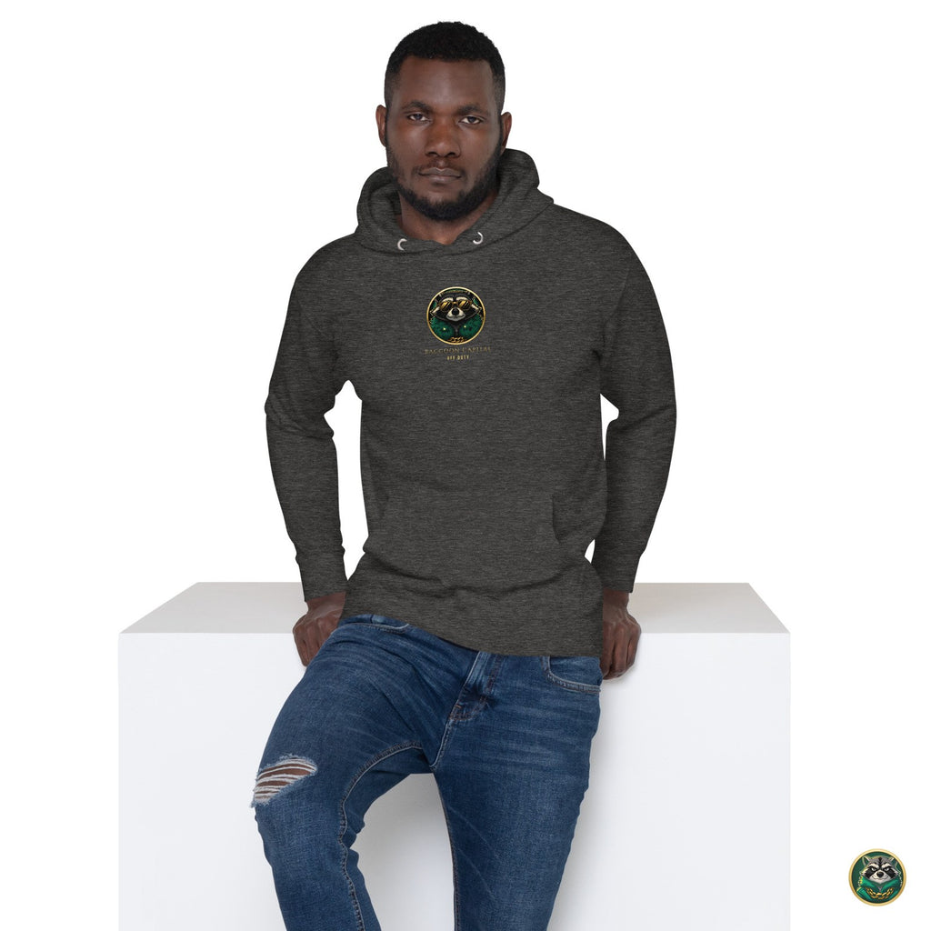 Night Shift CEO Hoodie – Charcoal Heather – lifestyle, front