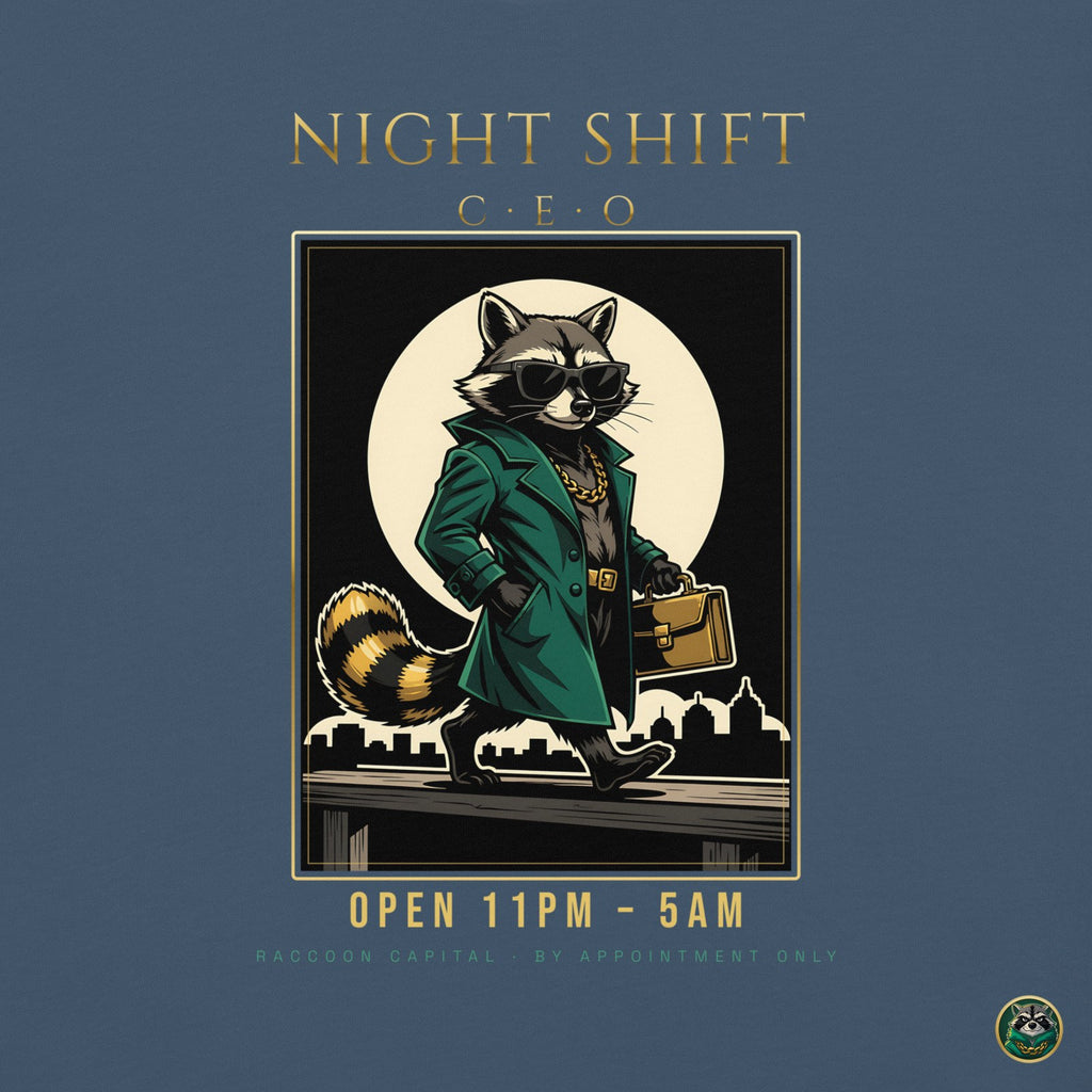 Night Shift CEO Tee – Midnight – back