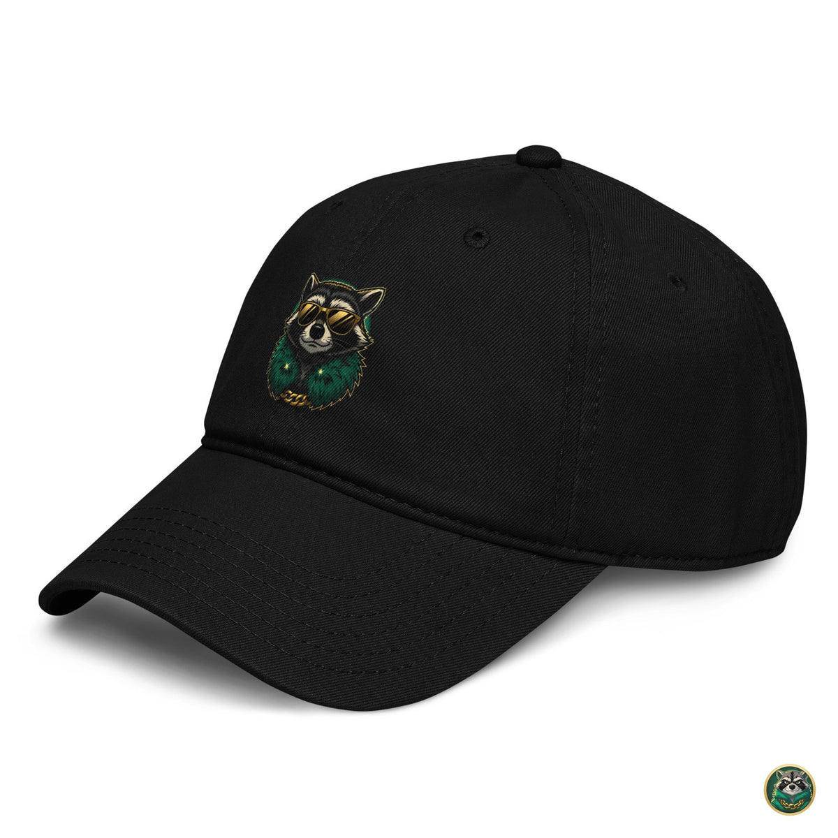 Off Duty Cap – Black – left angle