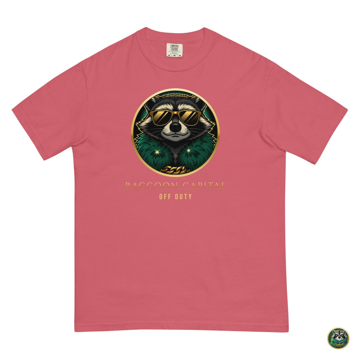 Off Duty Tee – Watermelon – flat lay