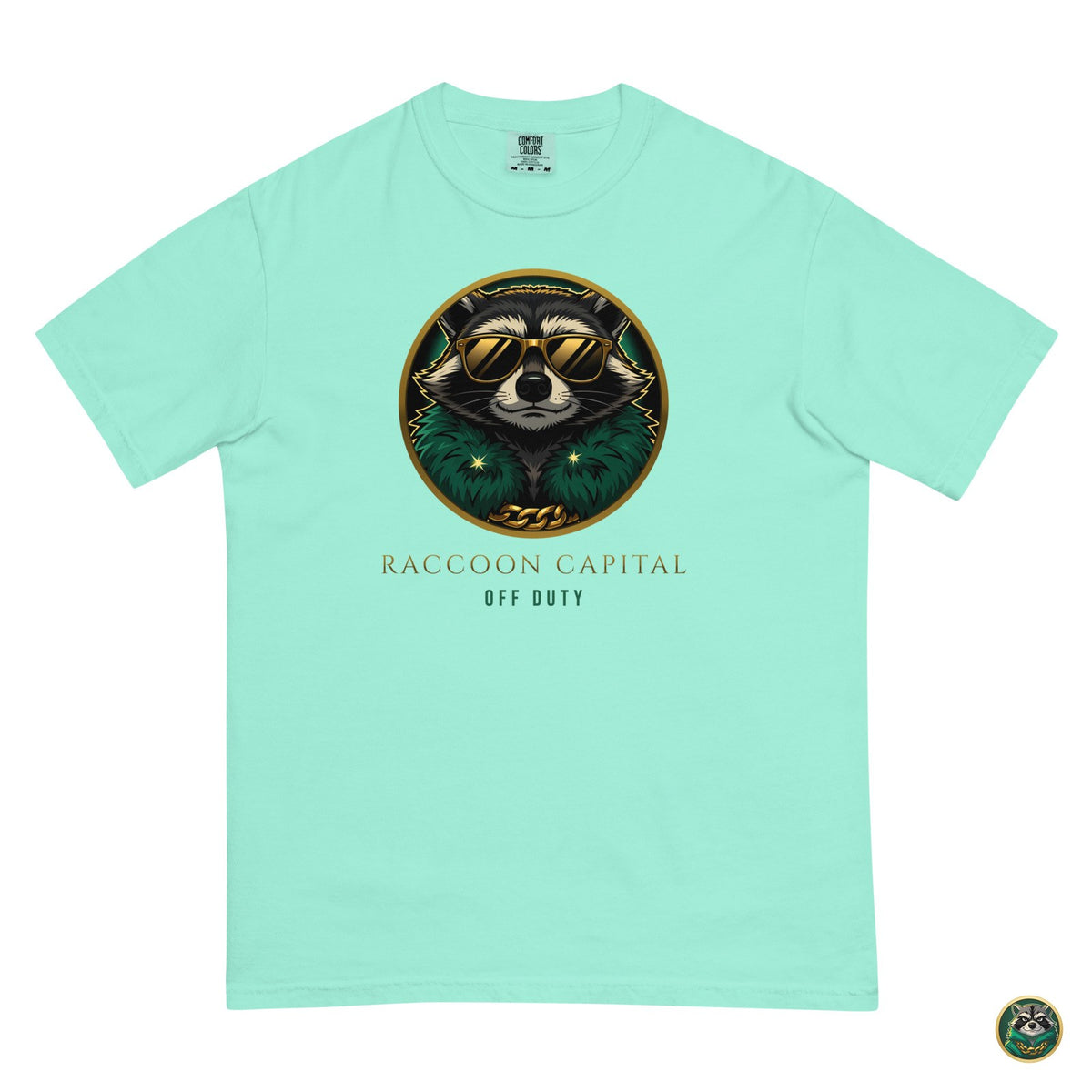 Off Duty Tee – Chalky Mint – flat lay