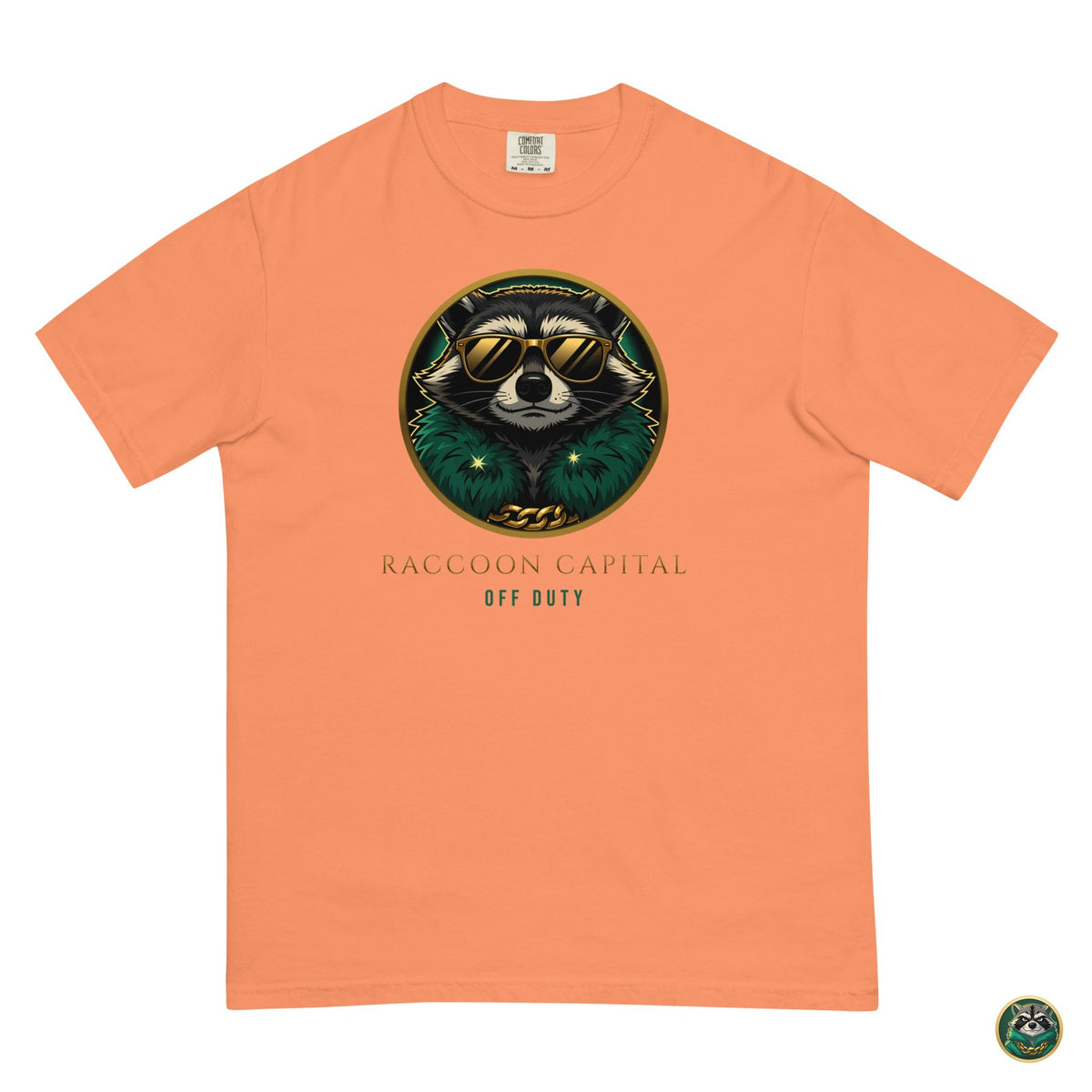 Off Duty Tee – Terracotta – flat lay