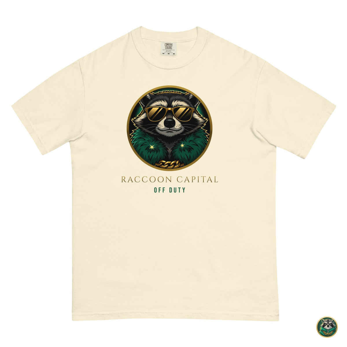 Off Duty Tee – Ivory – flat lay