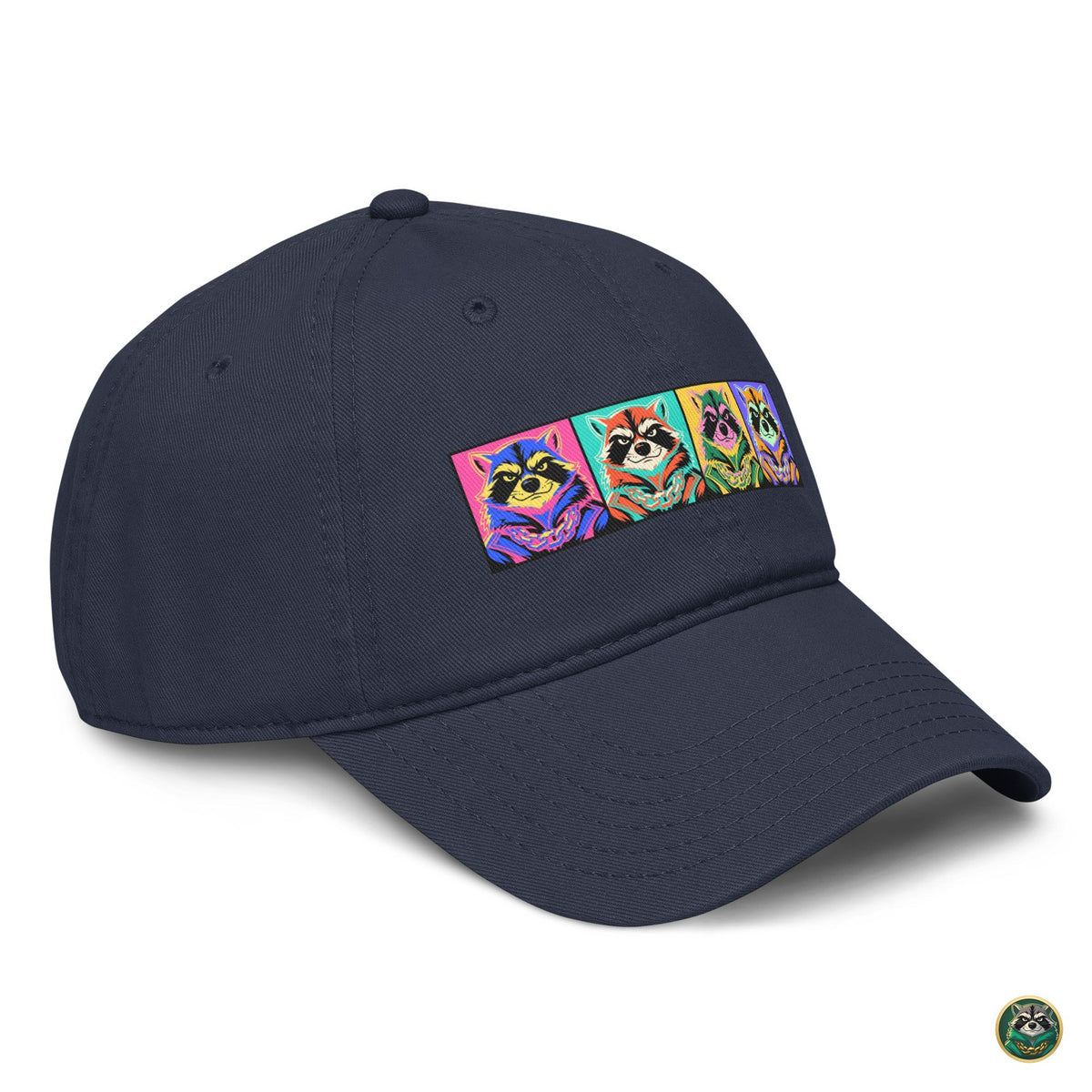 Pop Capital Cap – Navy – right angle
