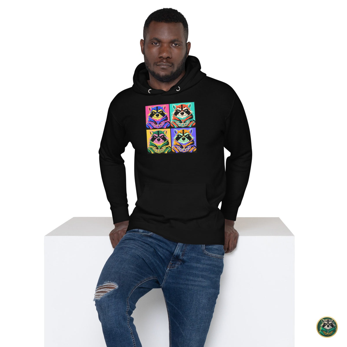 Pop Capital Hoodie – Black – lifestyle