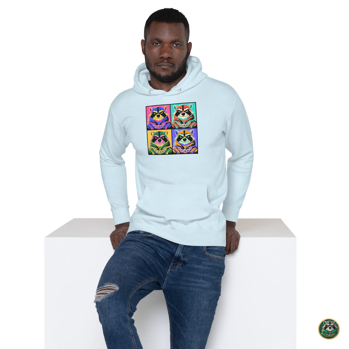 Pop Capital Hoodie – Sky Blue – lifestyle