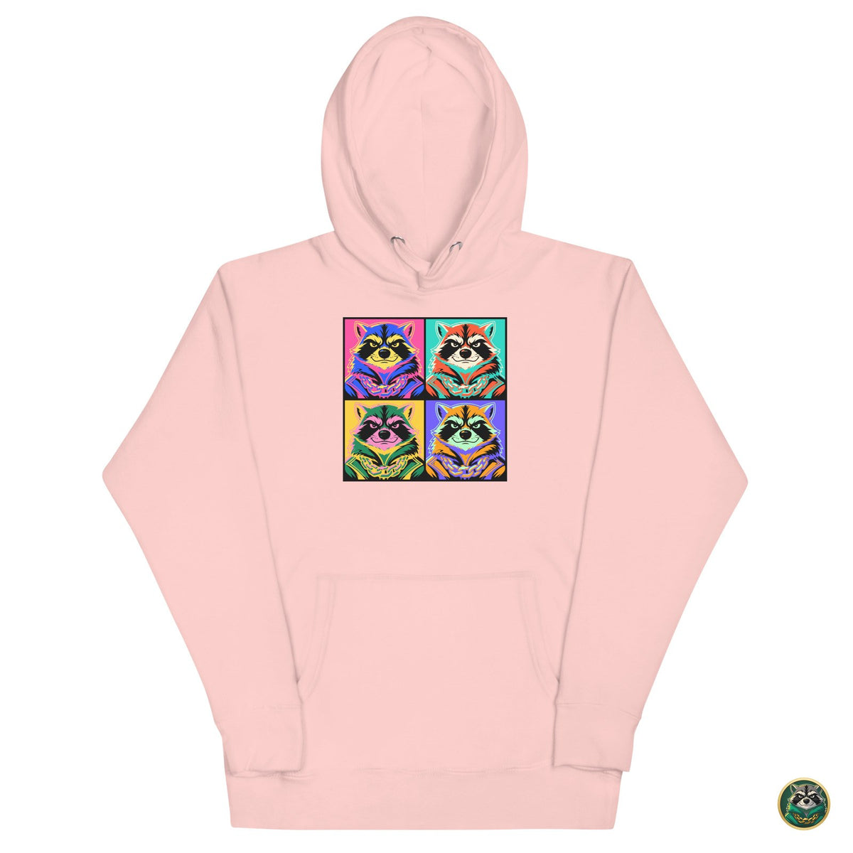 Pop Capital Hoodie – Light Pink – on model
