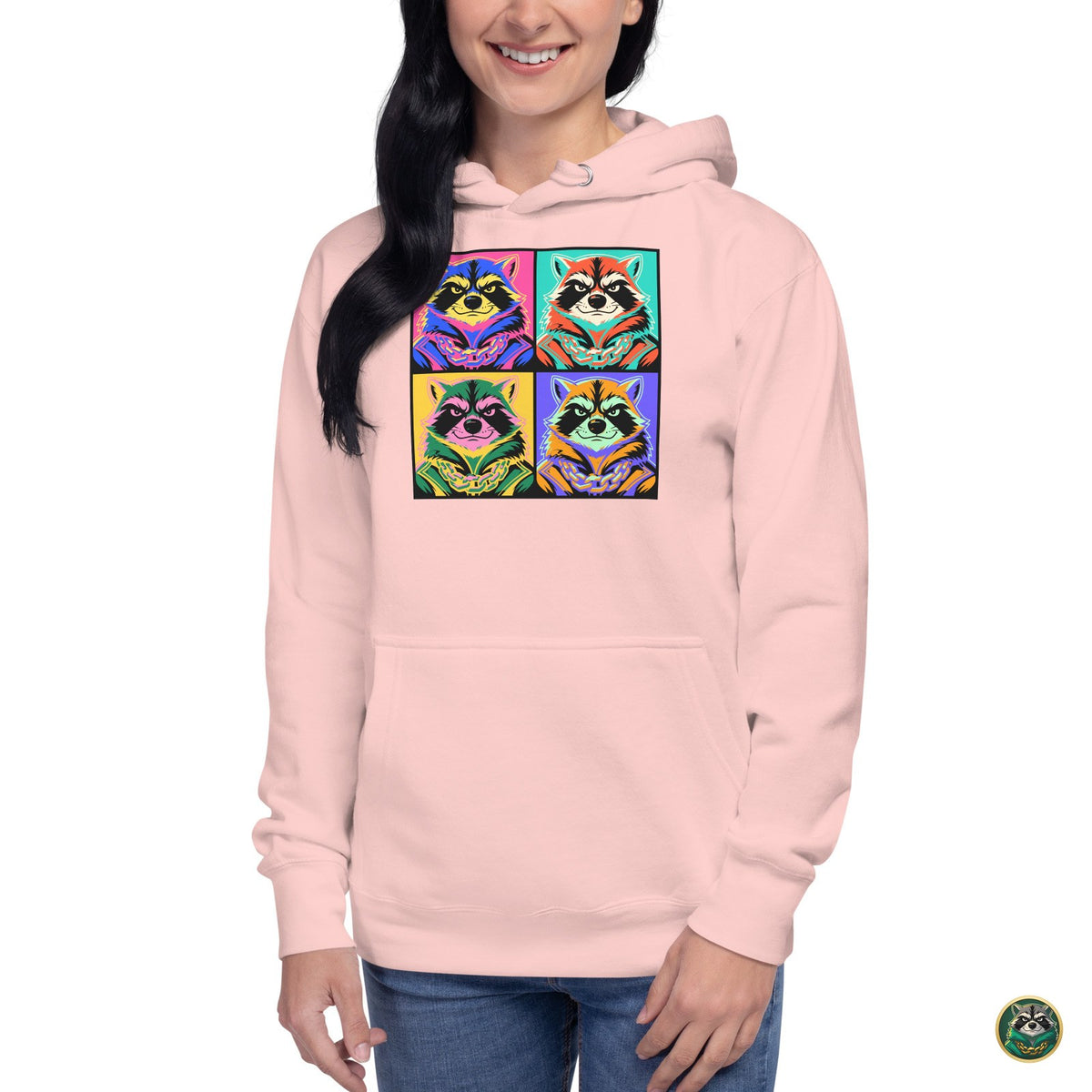 Pop Capital Hoodie – Light Pink – worn