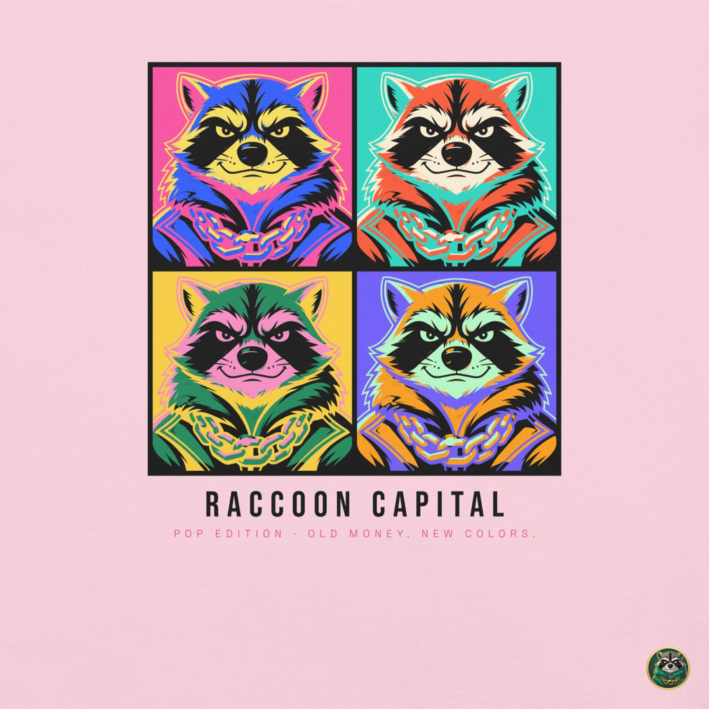 Pop Capital Tee – Blossom – print close-up