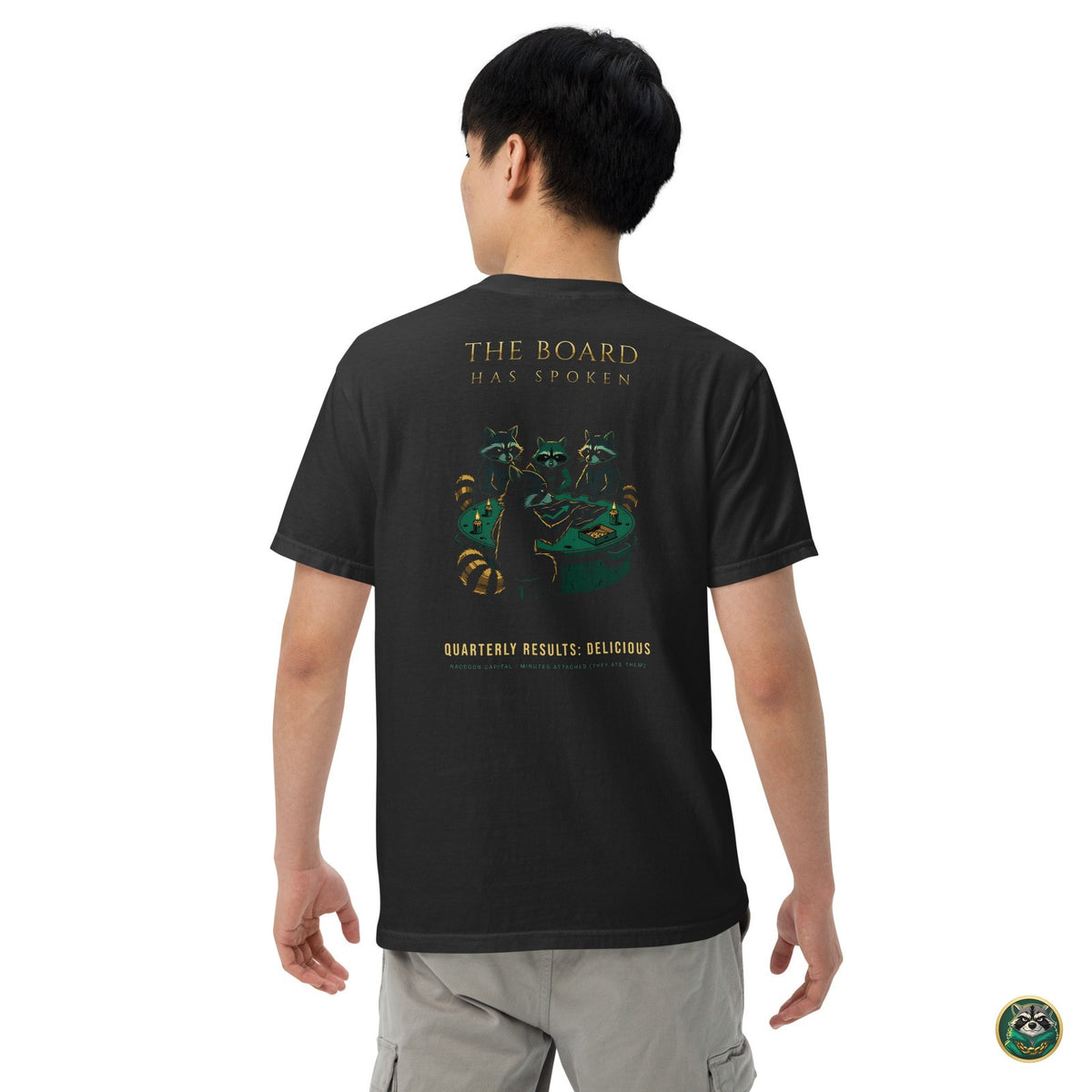 The Board Has Spoken Tee – Black – back