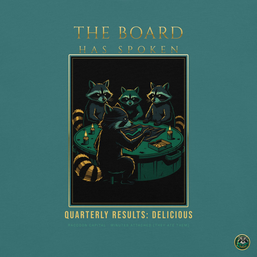 The Board Has Spoken Tee – Emerald – back