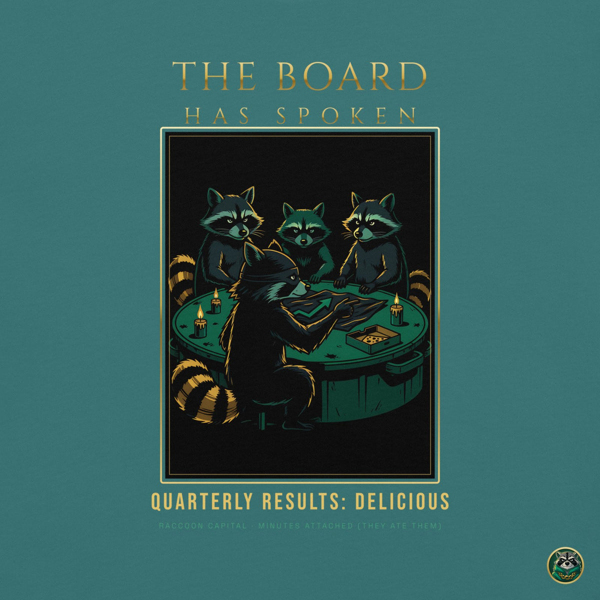 The Board Has Spoken Tee – Emerald – back