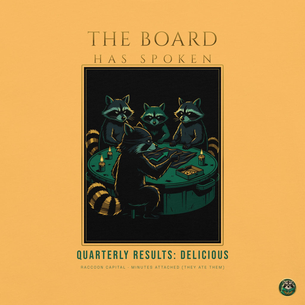 The Board Has Spoken Tee – Mustard – back