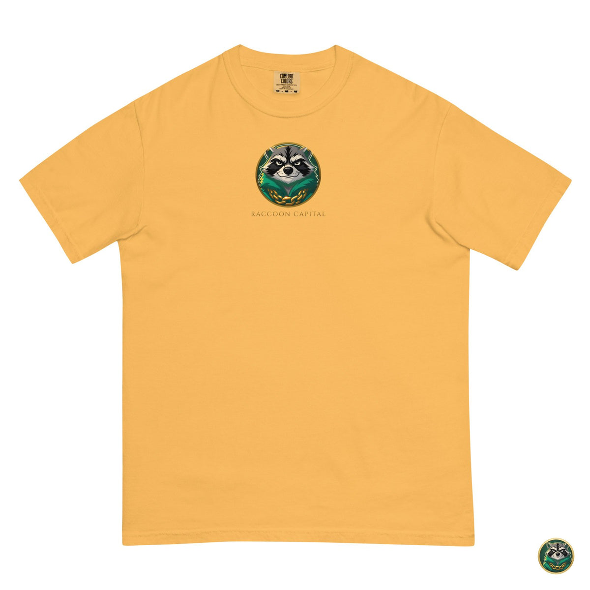 The Board Has Spoken Tee – Mustard – flat lay, front