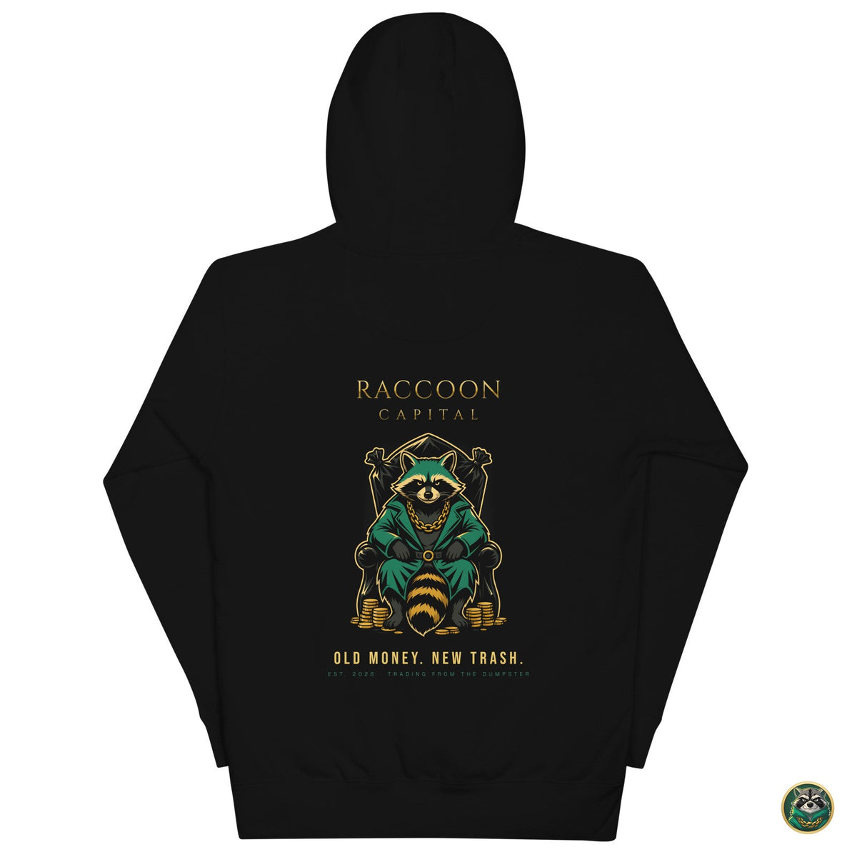 The Chairman Hoodie – Black – back