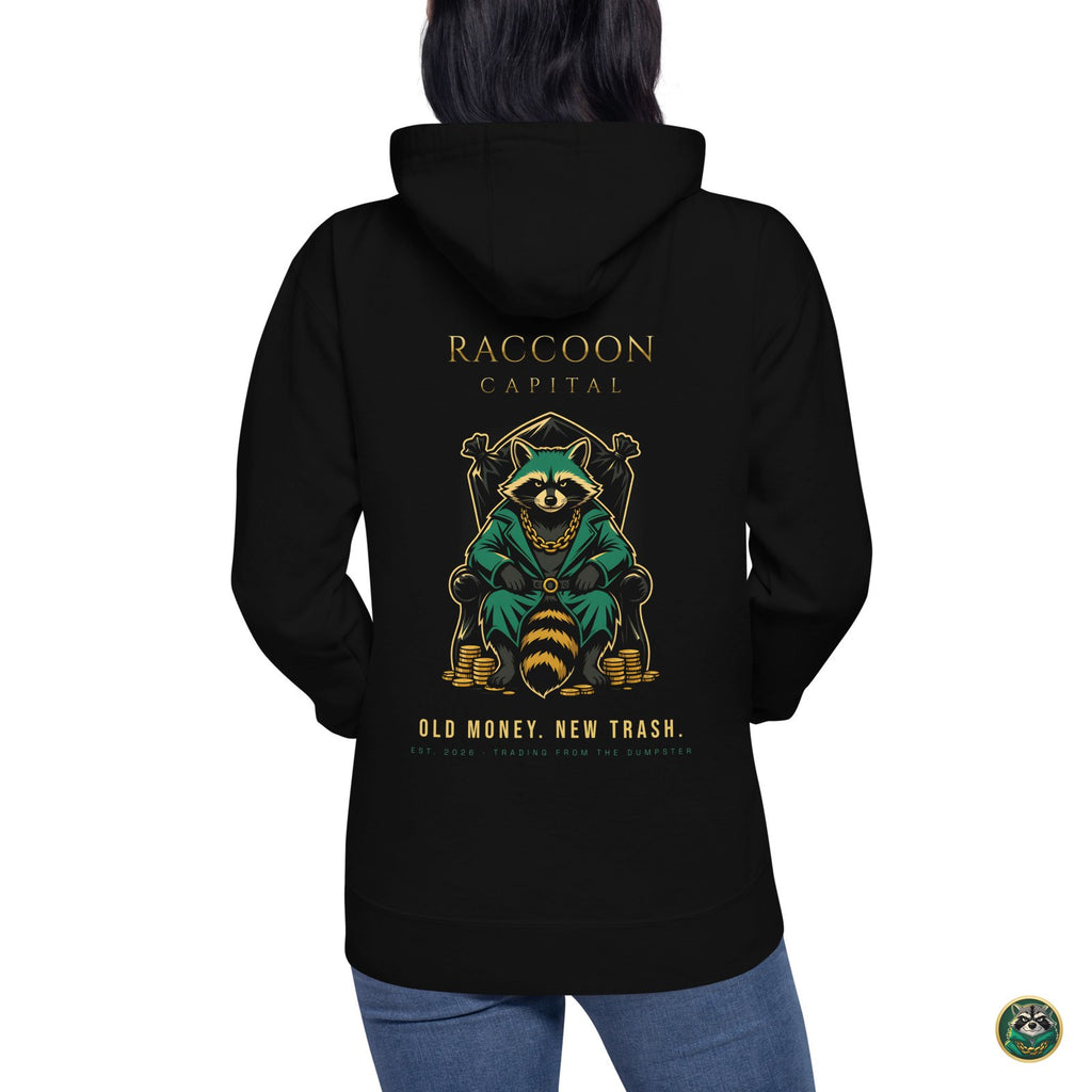 The Chairman Hoodie – Black – worn, back