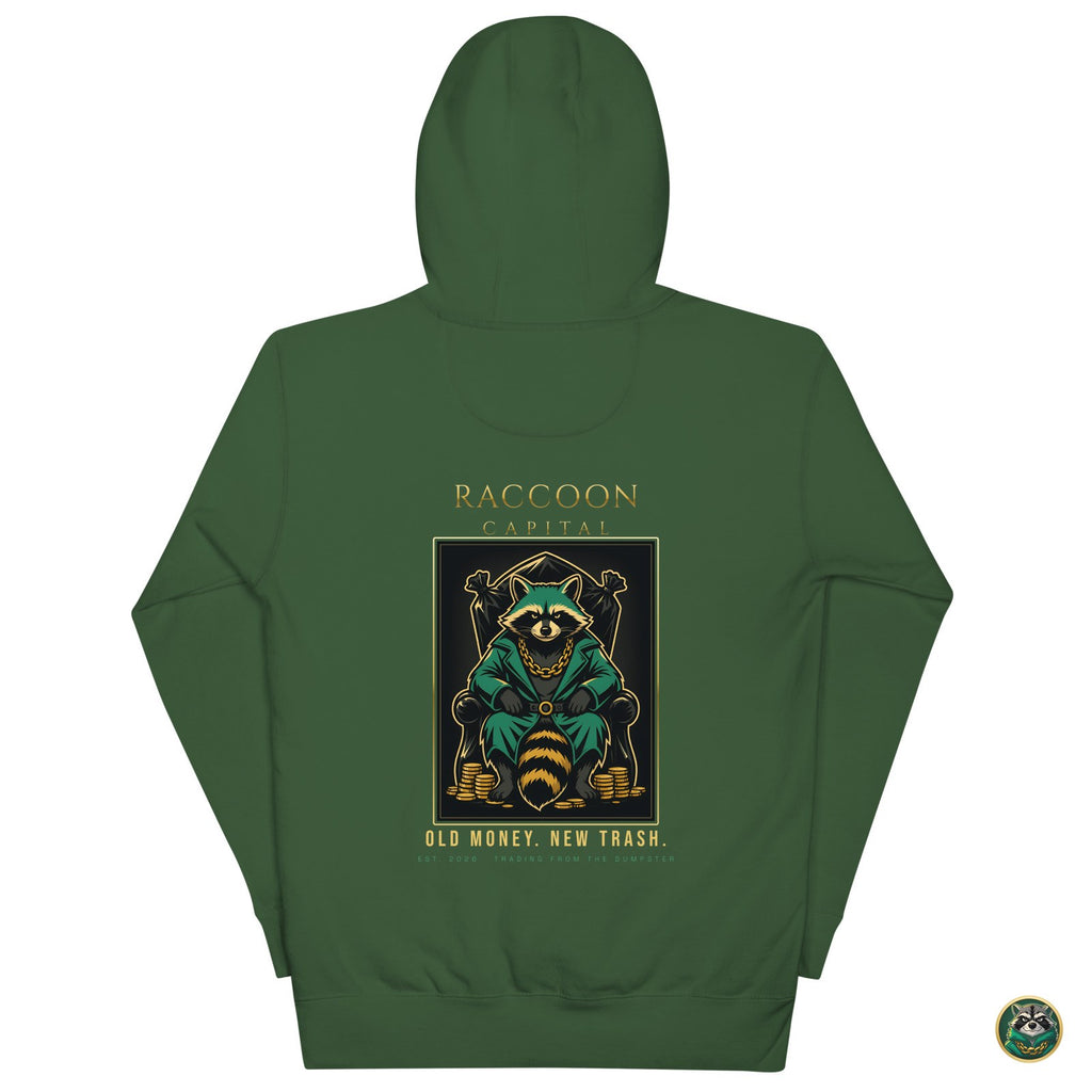 The Chairman Hoodie – Forest Green – back