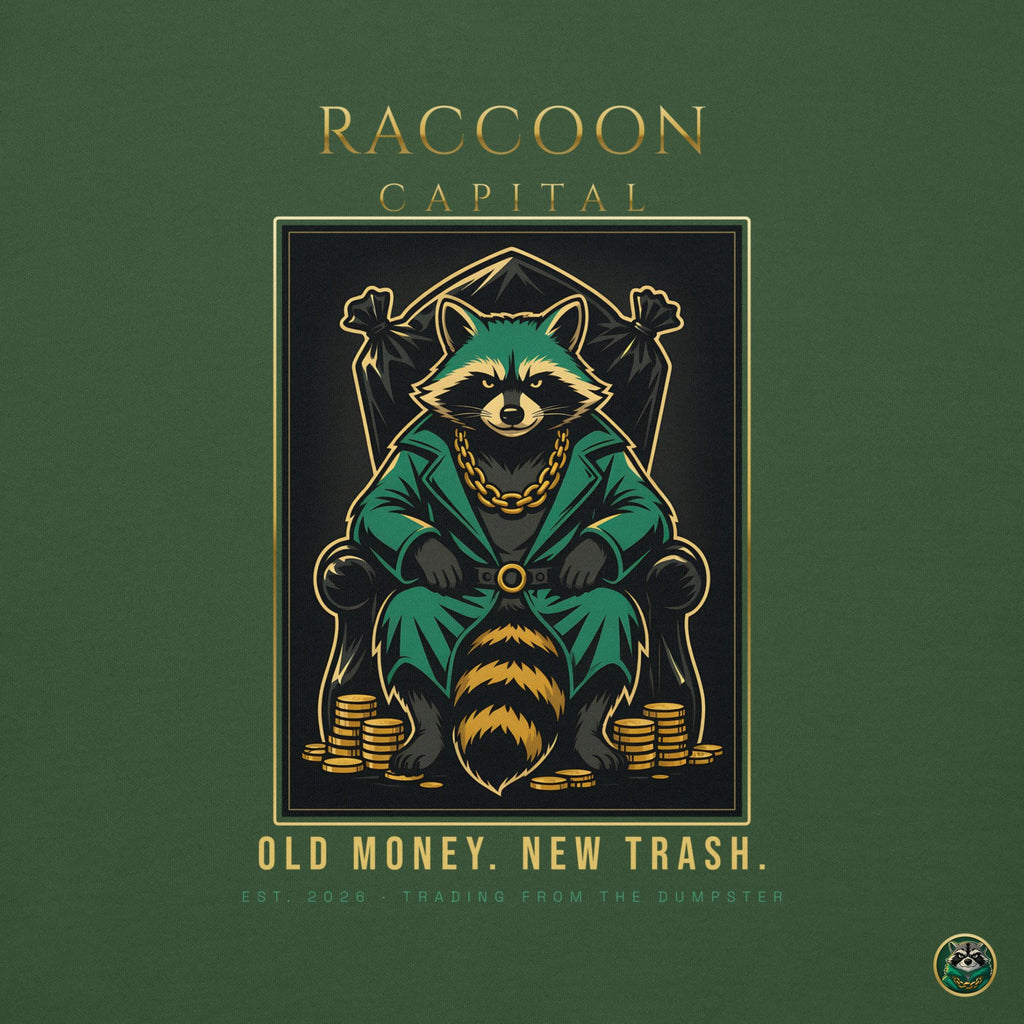 The Chairman Hoodie – Forest Green – back print close-up
