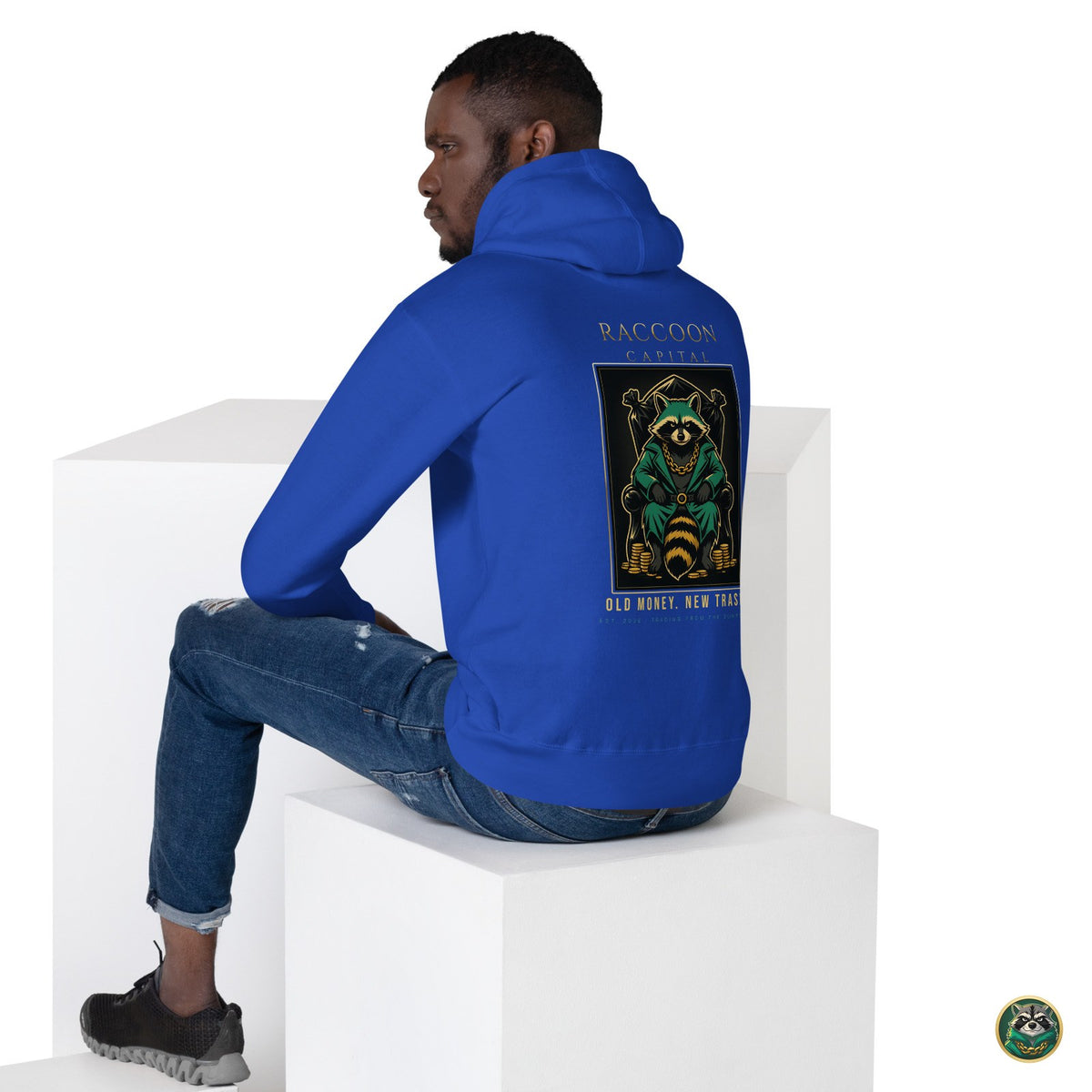 The Chairman Hoodie – Team Royal – lifestyle, back