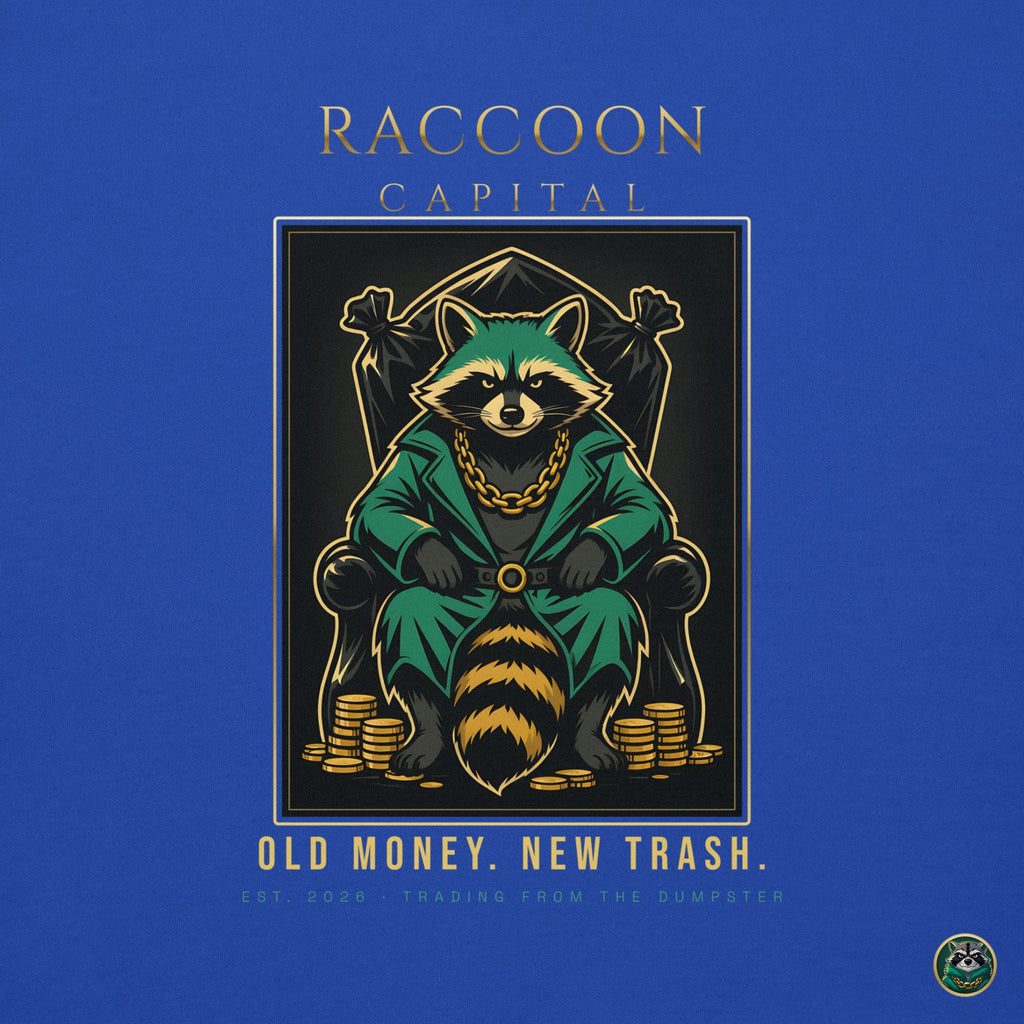 The Chairman Hoodie – Team Royal – back print close-up