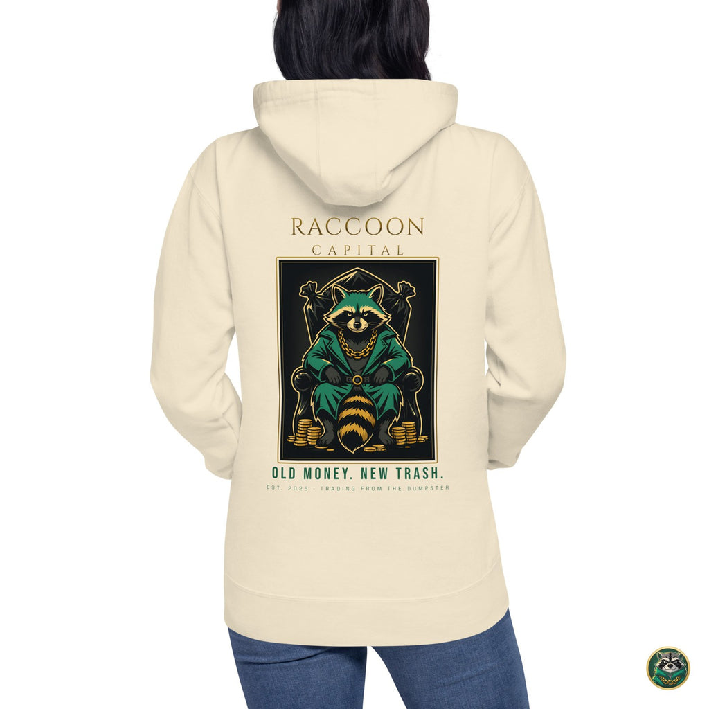 The Chairman Hoodie – Bone – worn, back