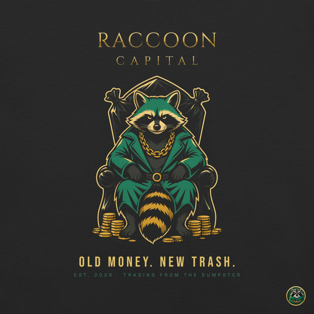 The Chairman Tee – Black – back print close-up