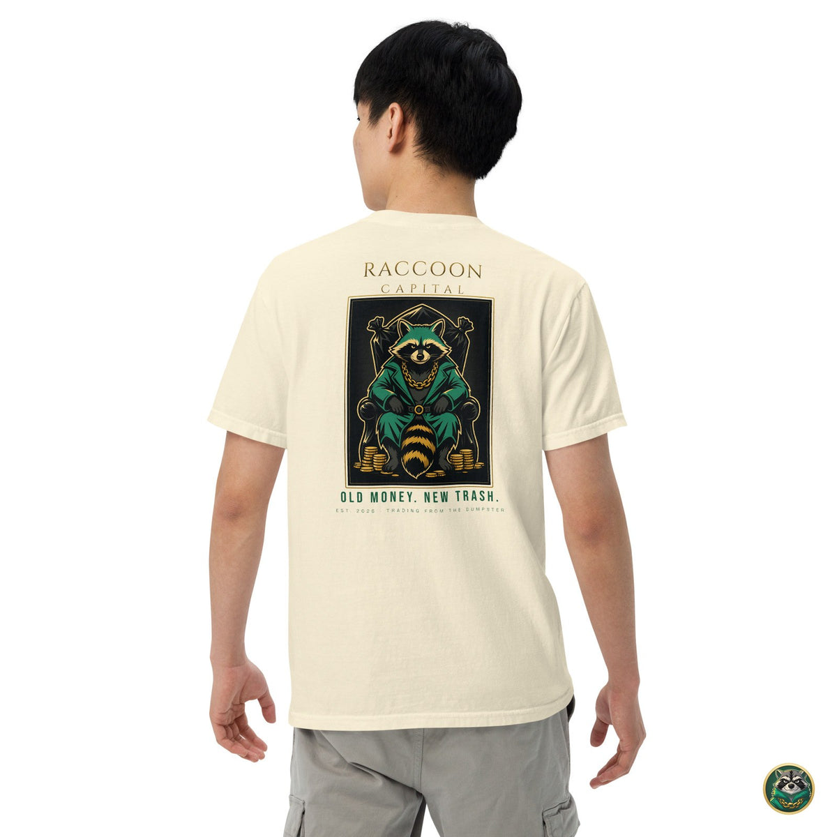 The Chairman Tee – Ivory – back