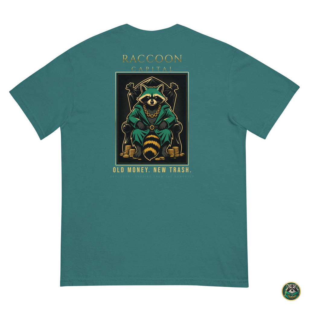 The Chairman Tee – Emerald – flat lay, back