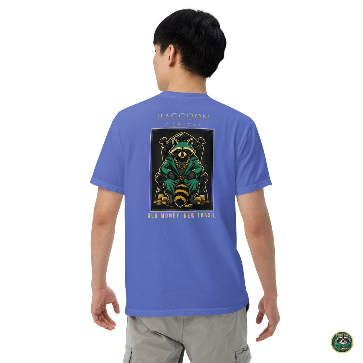The Chairman Tee – Flo Blue – back