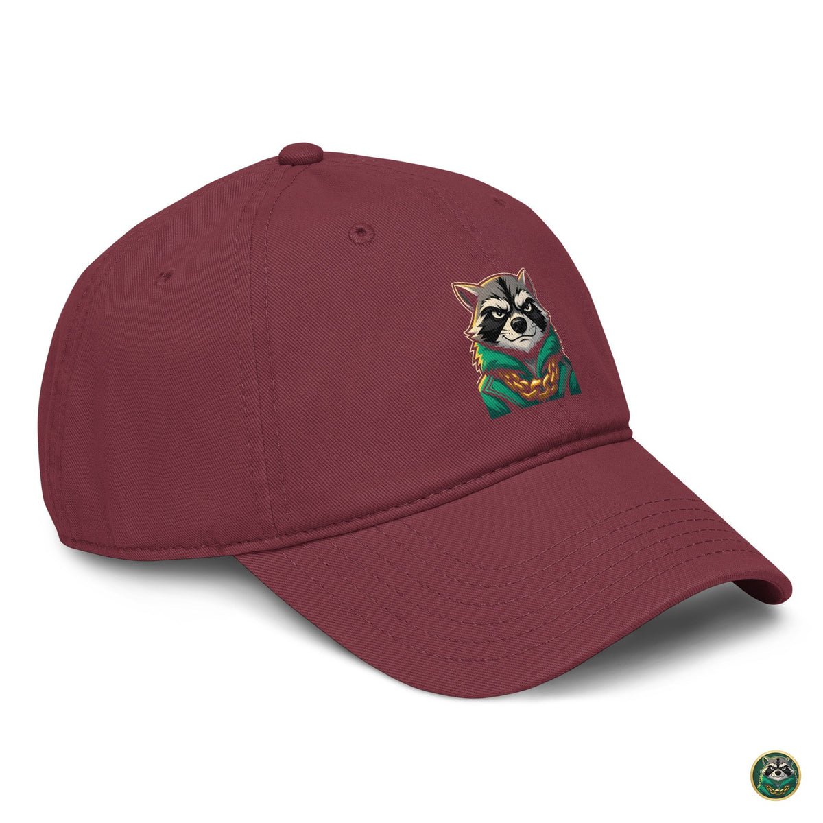 The Face Cap – Maroon – right angle