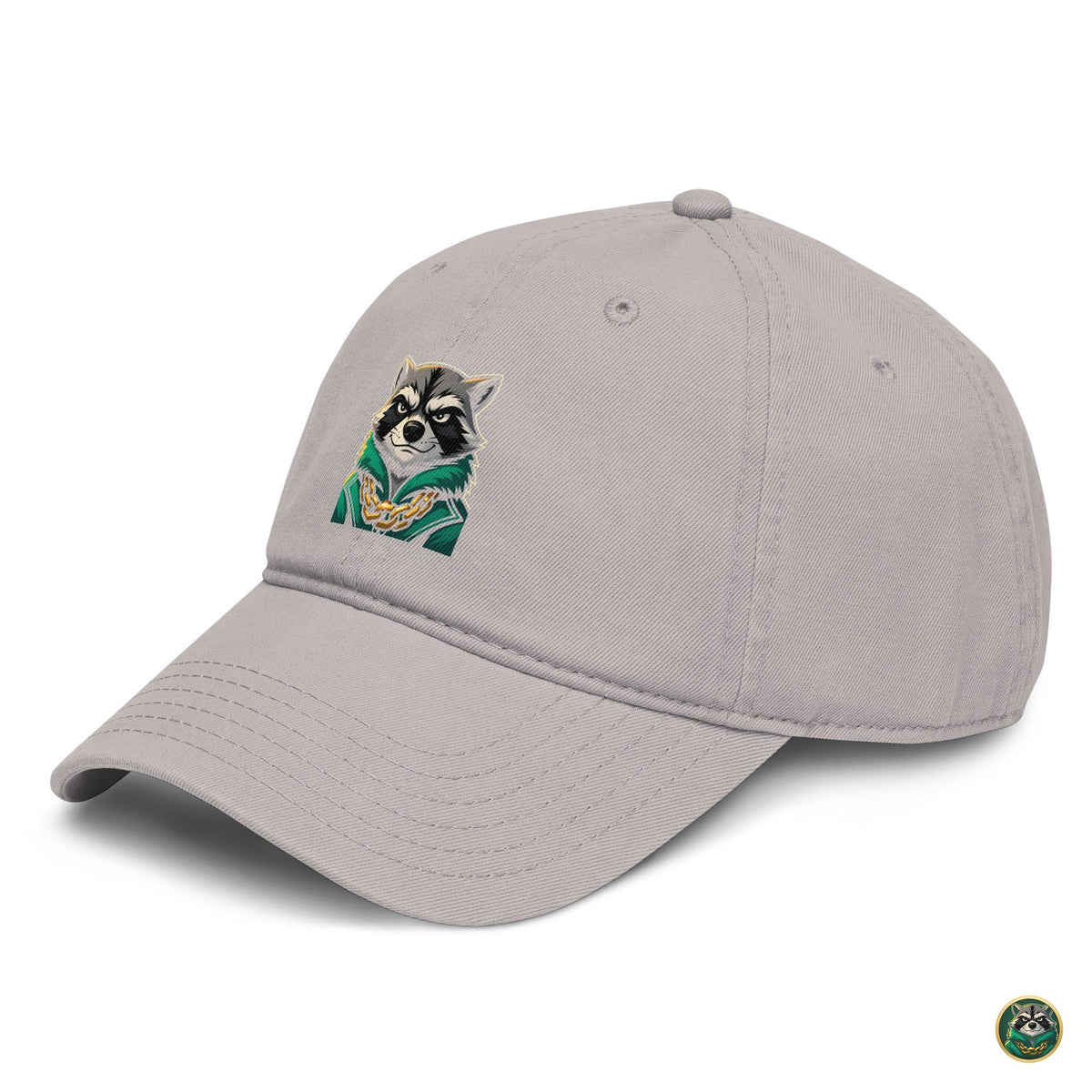 The Face Cap – Gray – left angle