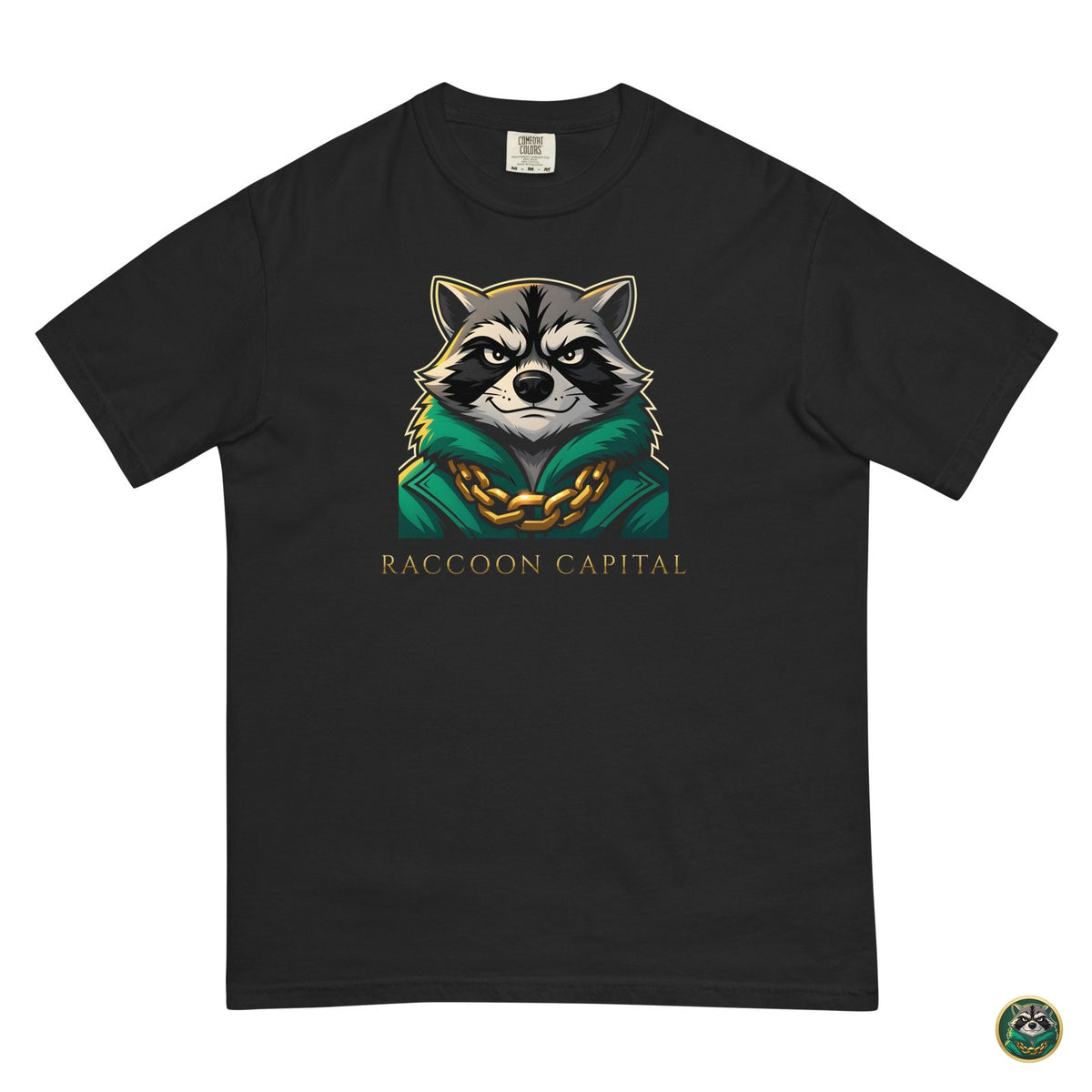 The Face Tee – Black – flat lay