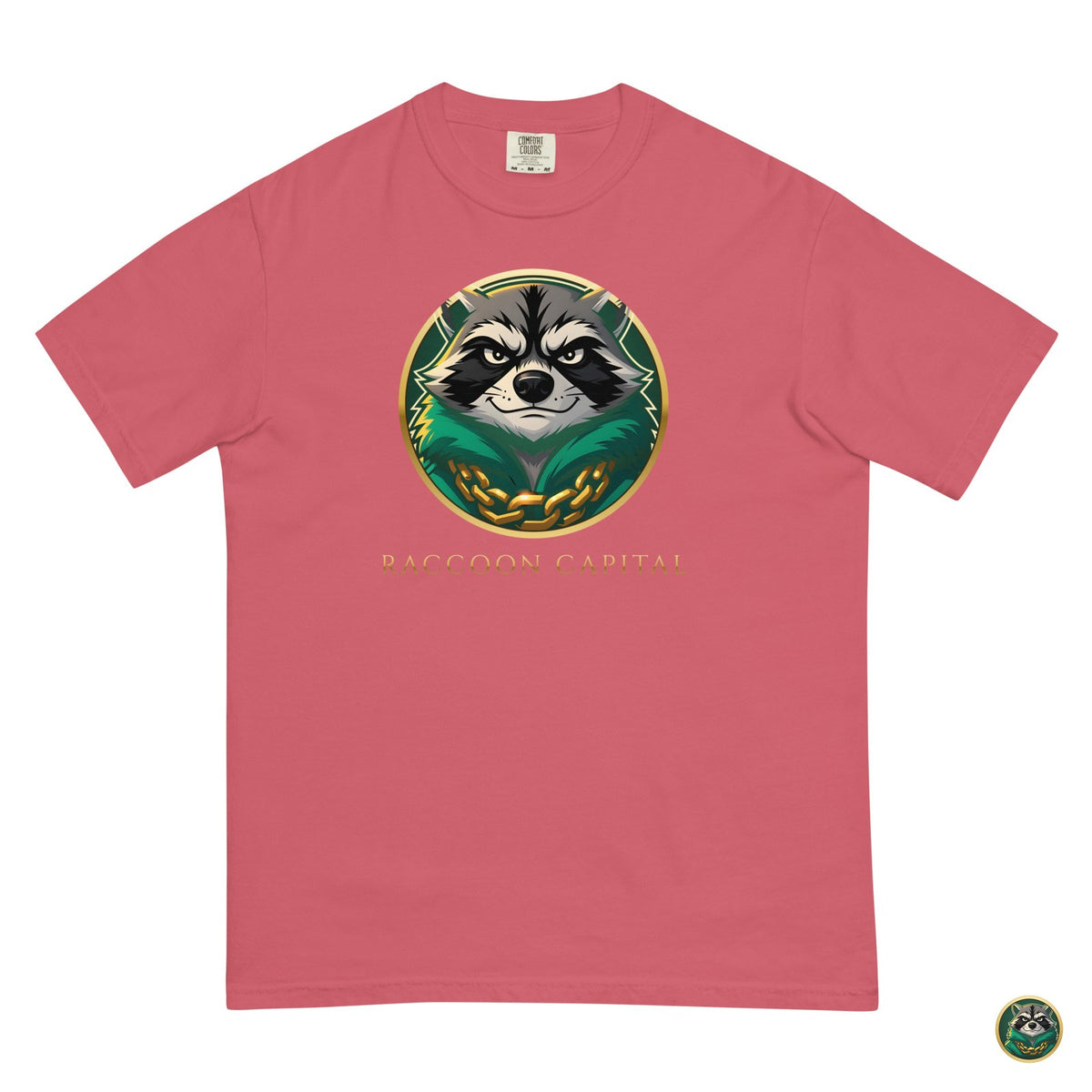 The Face Tee – Watermelon – flat lay