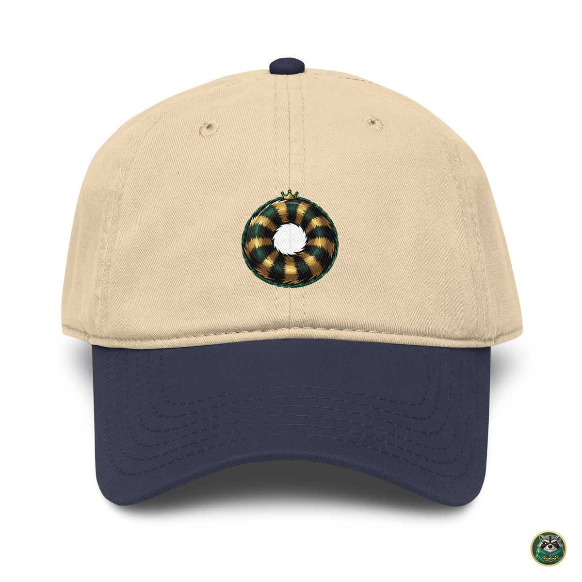 The Tail Cap – Navy/Khaki – front