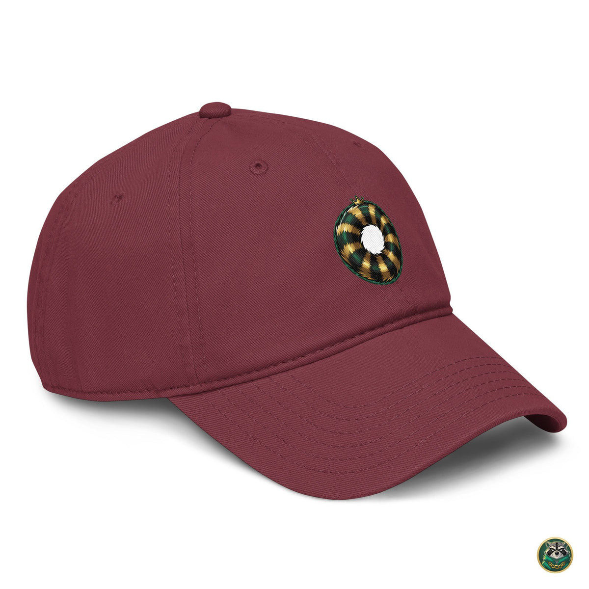 The Tail Cap – Maroon – right angle